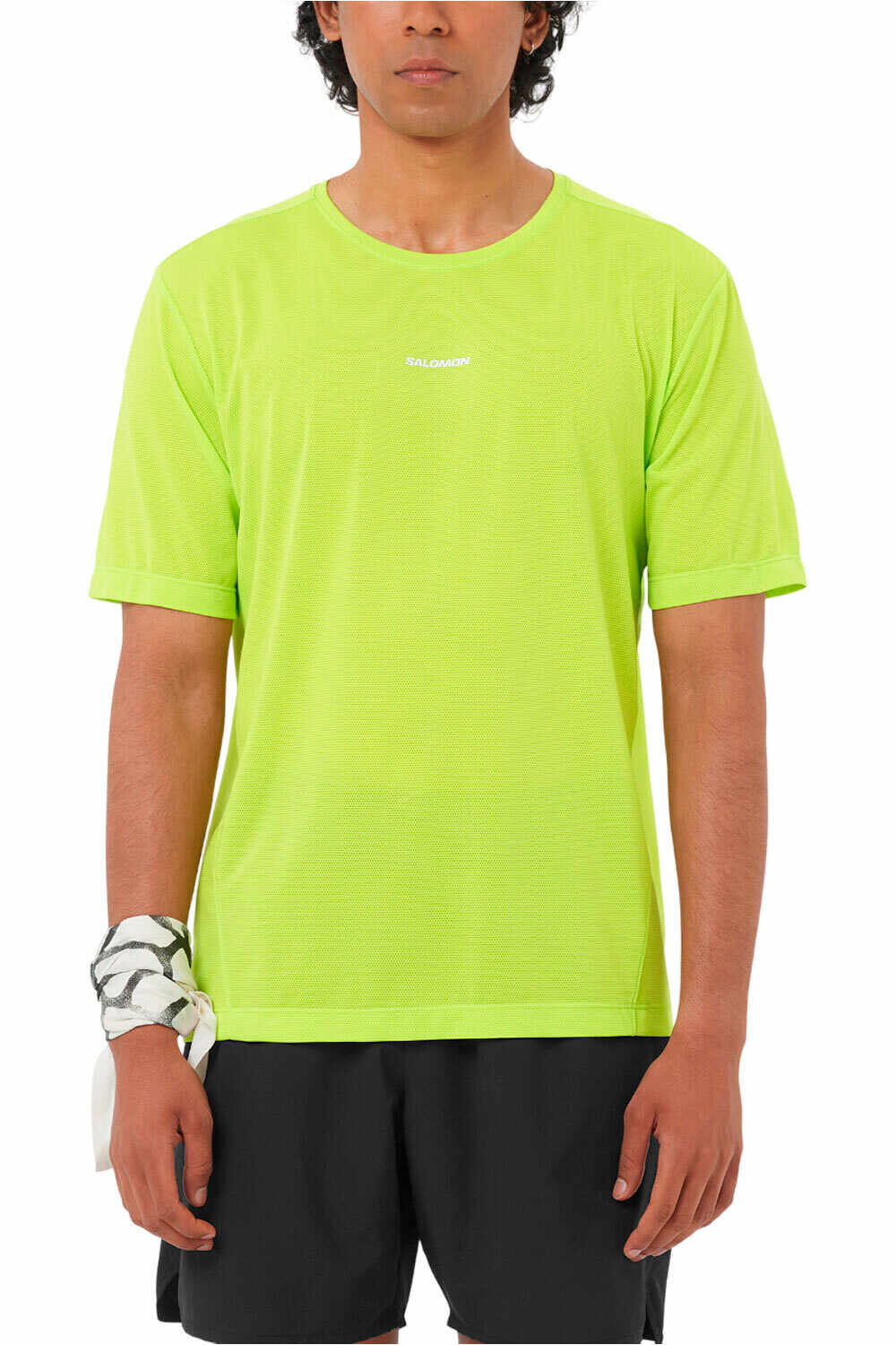 Salomon camisetas trail running manga corta hombre SHKout CORE SS TEE M vista trasera