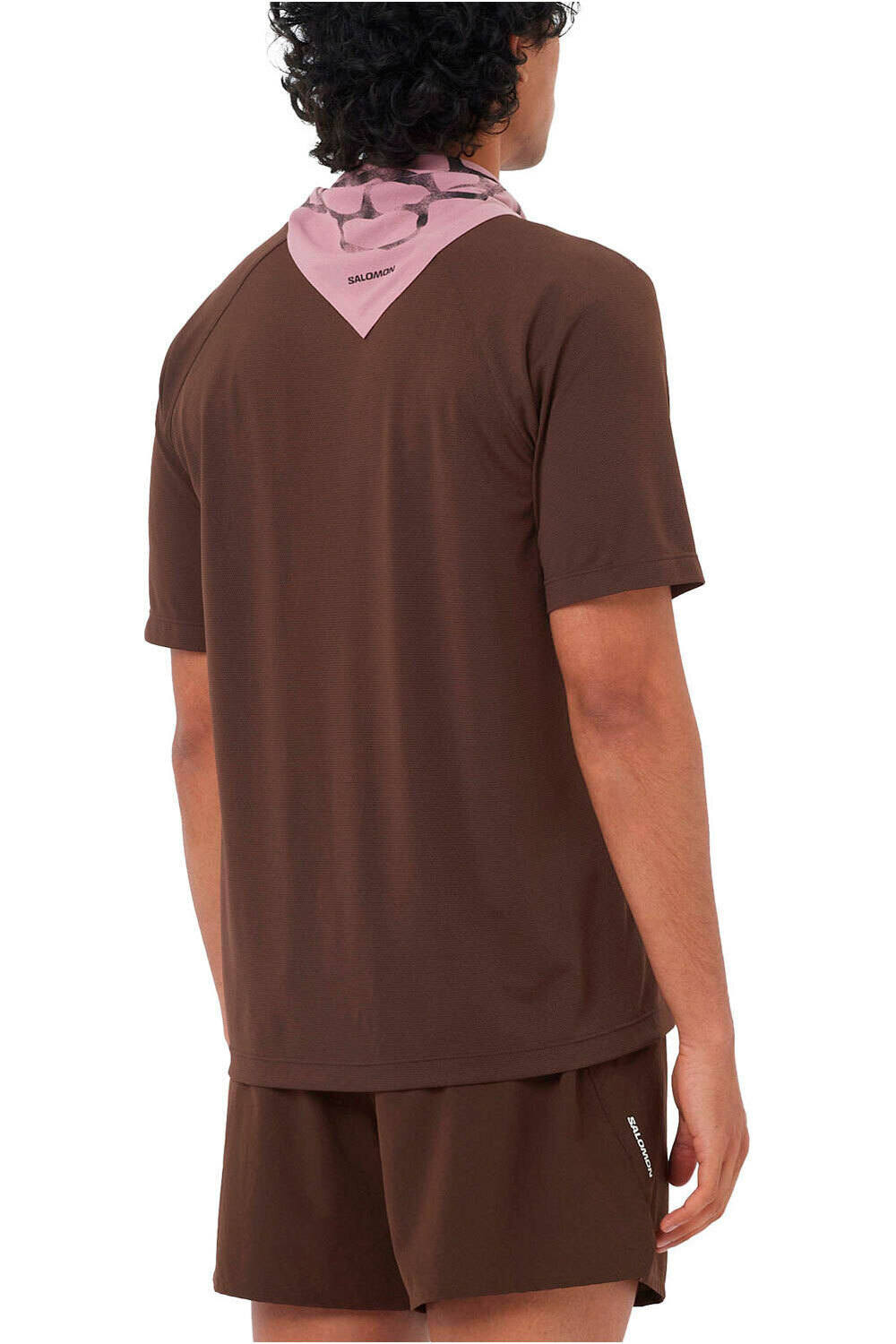 Salomon camisetas trail running manga corta hombre SHKout CORE SS TEE M vista trasera