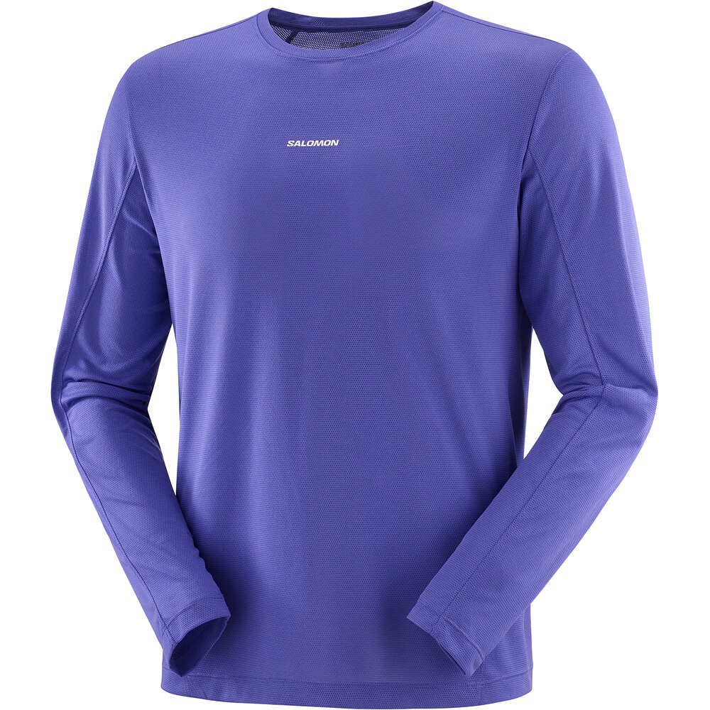 Salomon camisetas trail running manga larga hombre SHKout CORE LS TEE M vista detalle