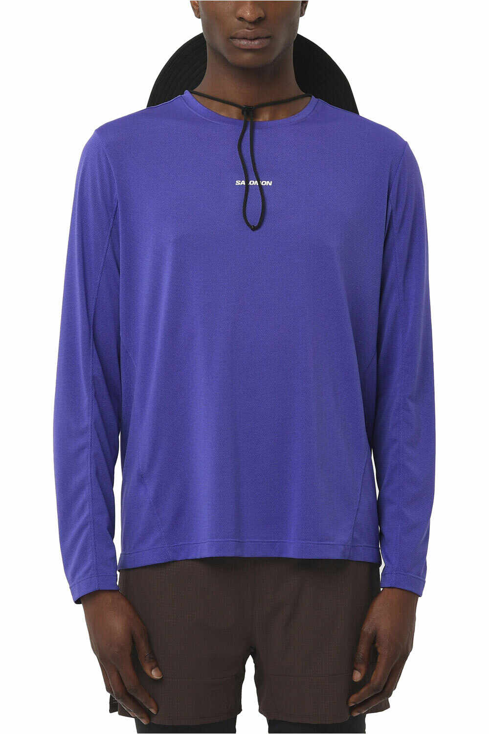 Salomon camisetas trail running manga larga hombre SHKout CORE LS TEE M vista frontal