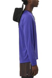 Salomon camisetas trail running manga larga hombre SHKout CORE LS TEE M vista trasera