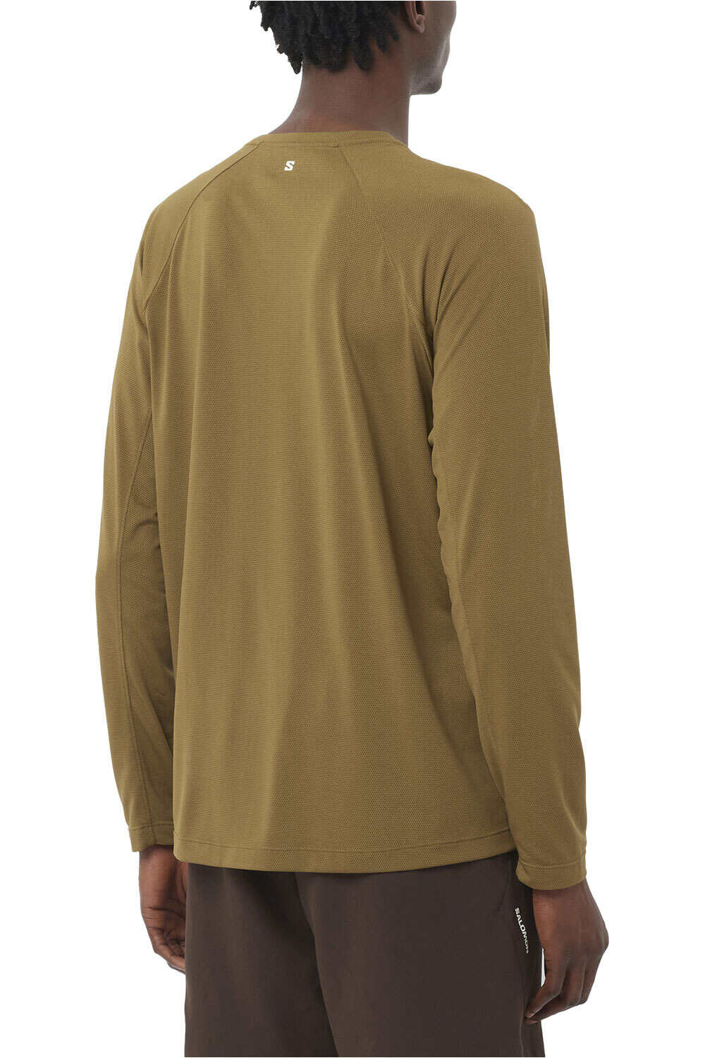 Salomon camisetas trail running manga larga hombre SHKout CORE LS TEE M vista trasera