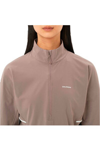 Salomon camisetas trail running manga larga mujer SENSE AERO HYBD CP PLVR W 03