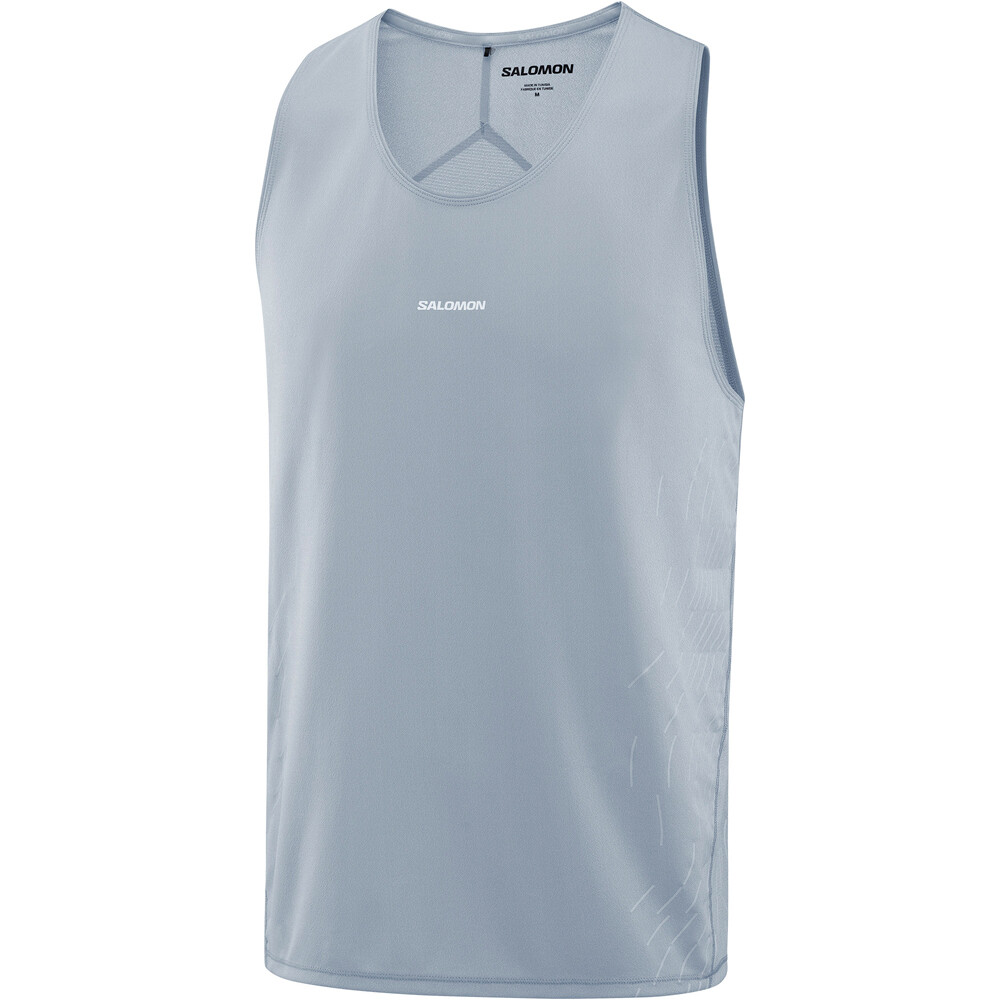 Salomon camisetas trail running tirantes hombre SENSE AERO SINGLET GFX M 03