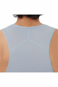 Salomon camisetas trail running tirantes hombre SENSE AERO SINGLET GFX M vista detalle