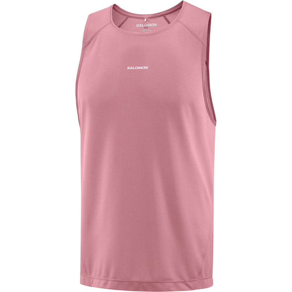 Salomon camisetas trail running tirantes hombre SHKout CORE TANK M vista detalle