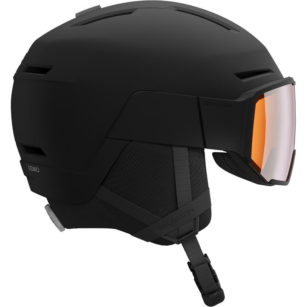 Salomon casco esquí HELMET OSMO Black/UNIV TO vista frontal