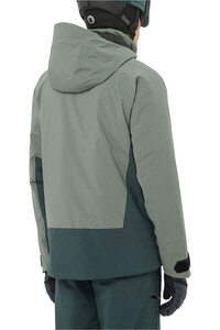 Salomon chaqueta esquí hombre BRILLIANT 2.0 JACKET M vista trasera