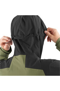 Salomon chaqueta impermeable hombre OUTERPATH 2.5L JACKET M vista detalle