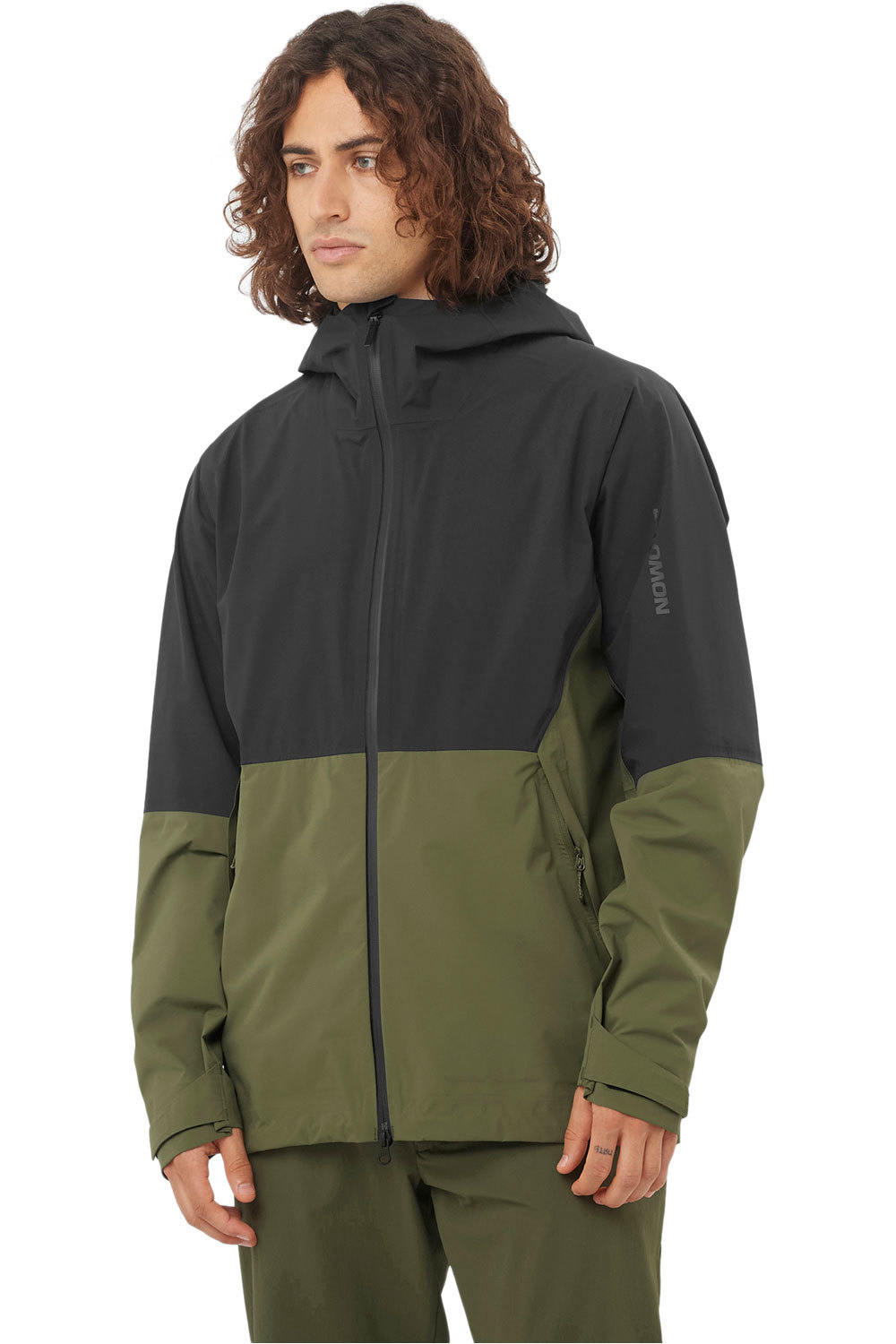 Salomon chaqueta impermeable hombre OUTERPATH 2.5L JACKET M vista frontal