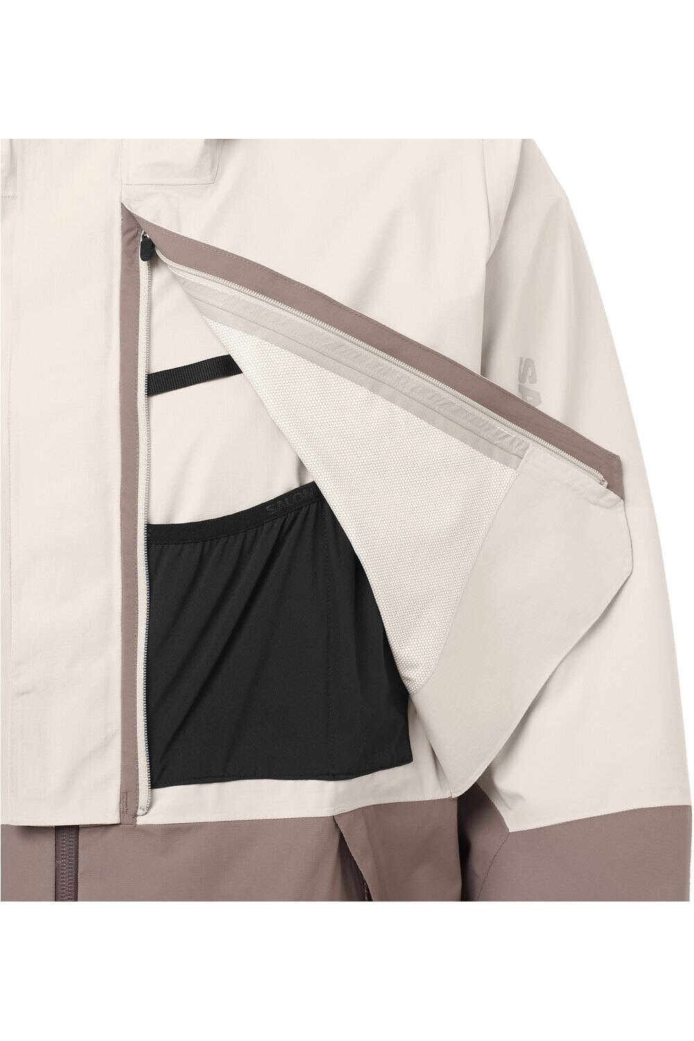 Salomon chaqueta impermeable hombre OUTERPATH PRO 2.5L JKT M vista detalle