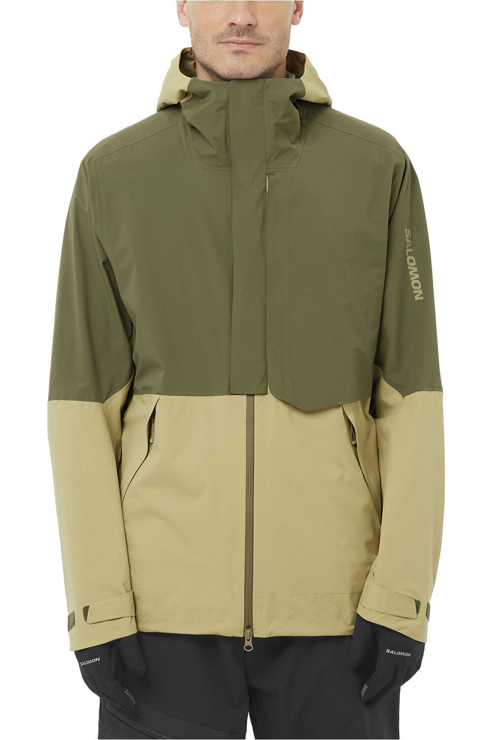 Salomon chaqueta impermeable hombre OUTERPATH PRO 2.5L JKT M vista frontal