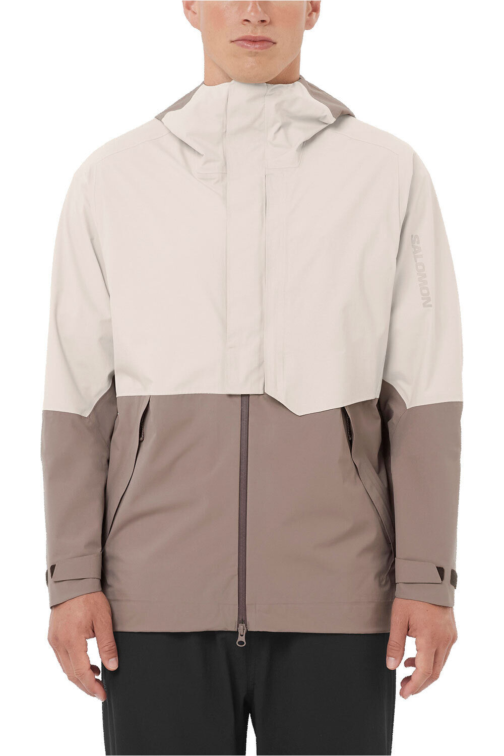 Salomon chaqueta impermeable hombre OUTERPATH PRO 2.5L JKT M vista frontal