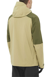 Salomon chaqueta impermeable hombre OUTERPATH PRO 2.5L JKT M vista trasera
