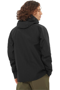 Salomon chaqueta impermeable hombre OUTLINE 3L GTX M vista trasera