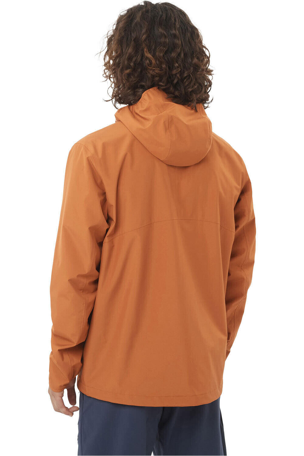 Salomon chaqueta impermeable hombre OUTSCAPE 2L ANORAK SOL M vista trasera