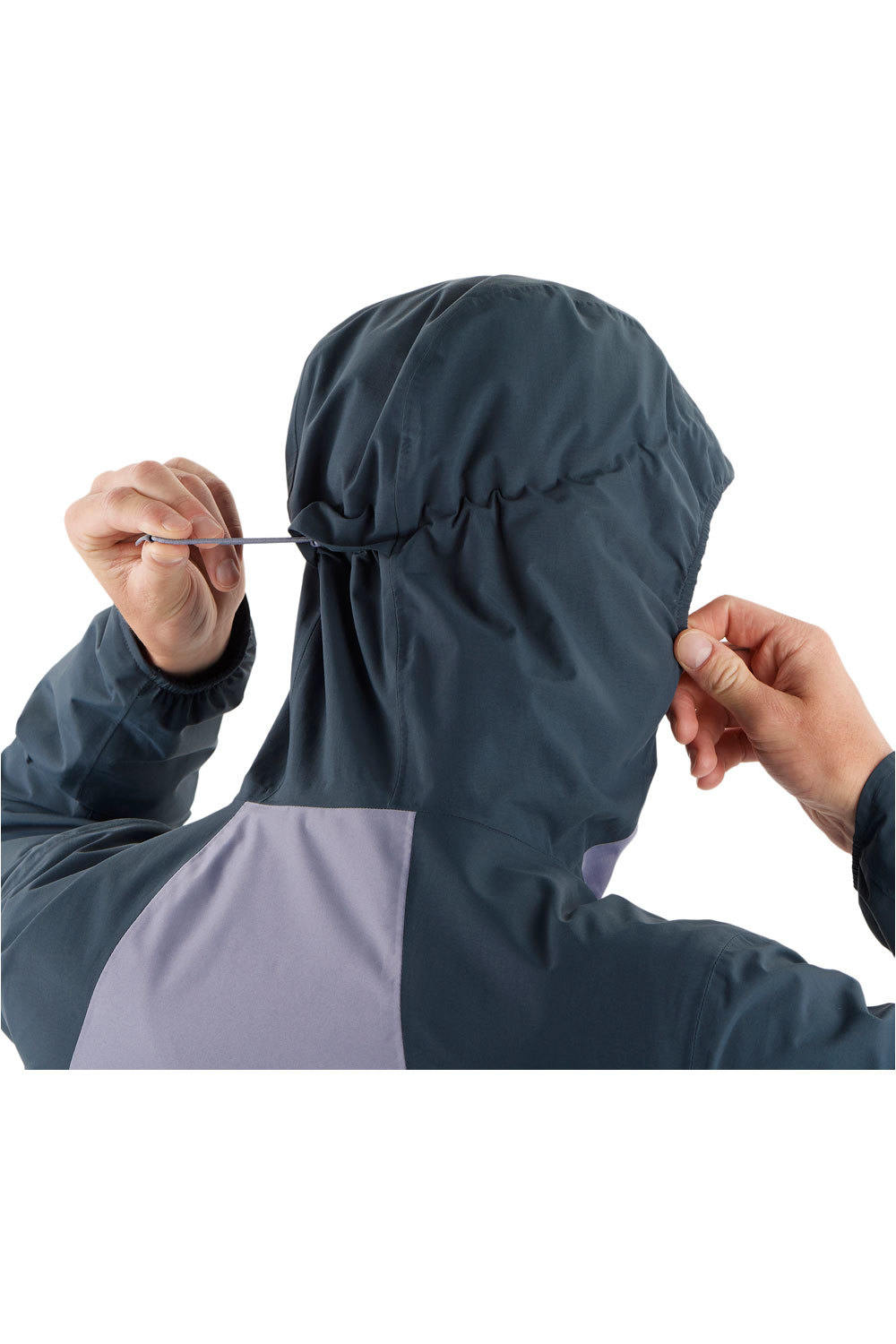 Salomon chaqueta impermeable hombre OUTSCAPE 2L JKT CB M vista detalle