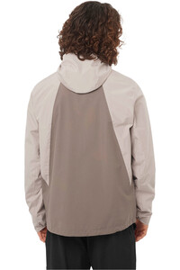 Salomon chaqueta impermeable hombre OUTSCAPE 2L JKT CB M vista trasera
