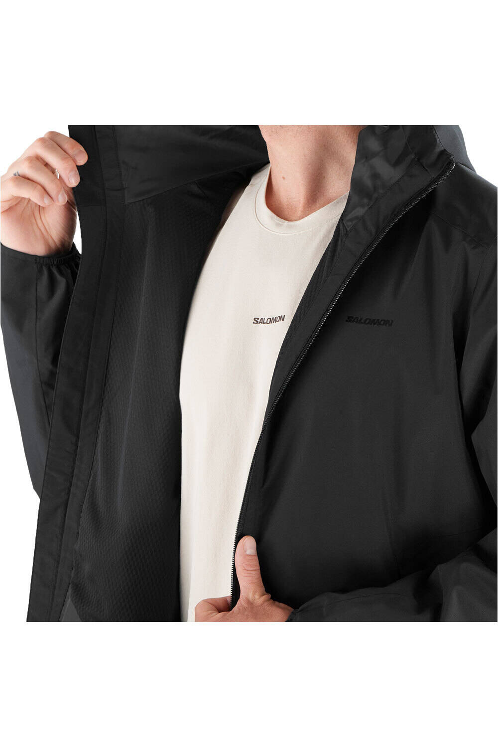 Salomon chaqueta impermeable hombre OUTSCAPE 2L JKT  SOL M 05