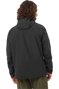 Salomon chaqueta impermeable hombre OUTSCAPE 2L JKT  SOL M vista trasera