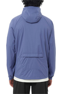 Salomon chaqueta impermeable hombre OUTWIND FZ JKT M vista trasera