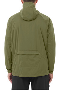 Salomon chaqueta impermeable hombre OUTWIND FZ JKT M vista trasera