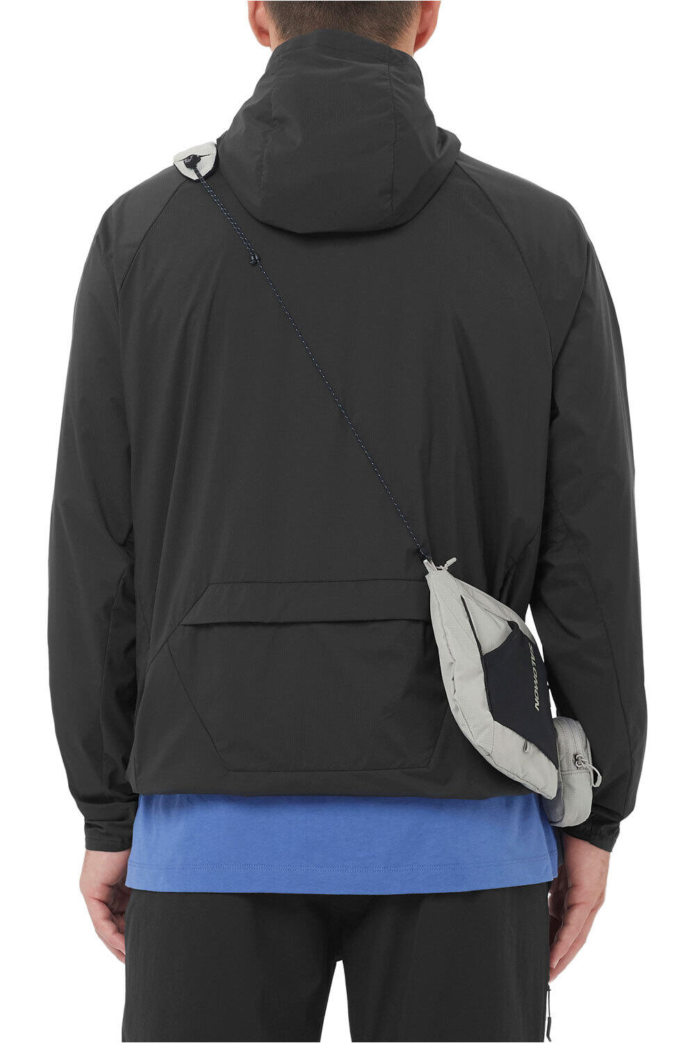 Salomon chaqueta impermeable hombre OUTWIND FZ JKT M vista trasera