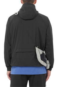 Salomon chaqueta impermeable hombre OUTWIND FZ JKT M vista trasera