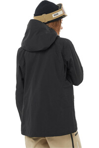 Salomon chaqueta impermeable mujer ABSOLUTE 3L JKT W vista trasera