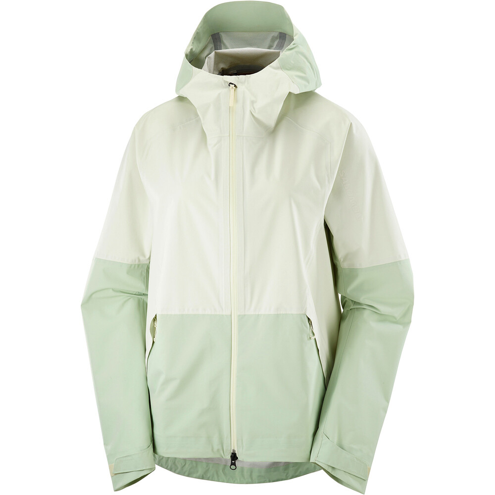 Salomon chaqueta impermeable mujer OUTERPATH 2.5L WP JKT W vista frontal