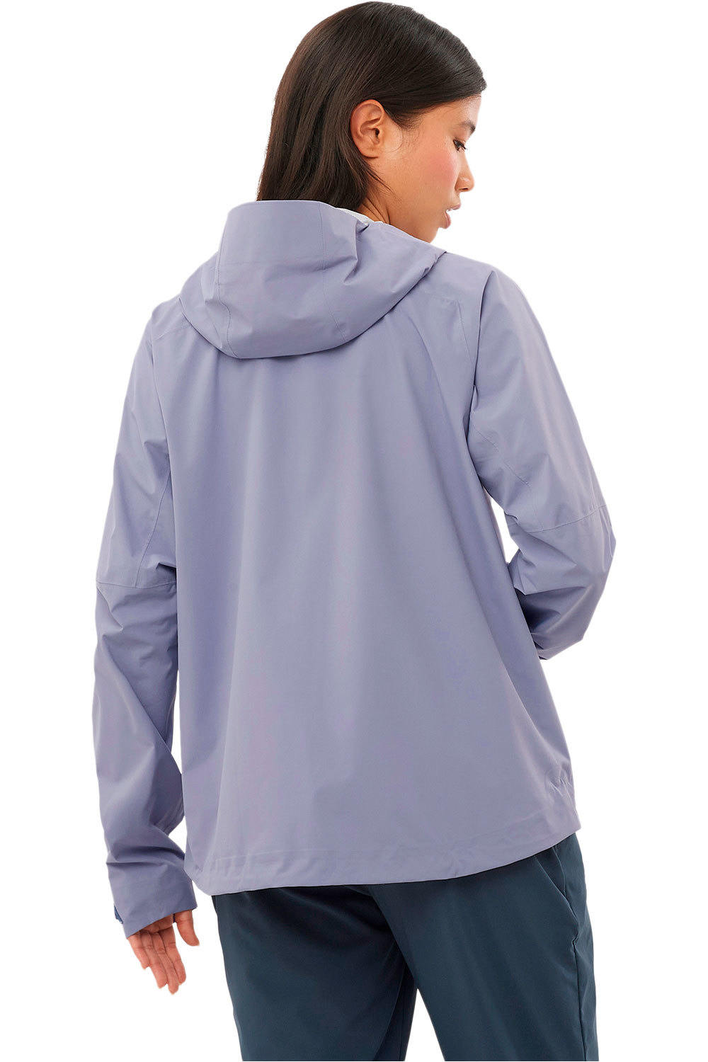 Salomon chaqueta impermeable mujer OUTERPATH 2.5L WP JKT W vista trasera