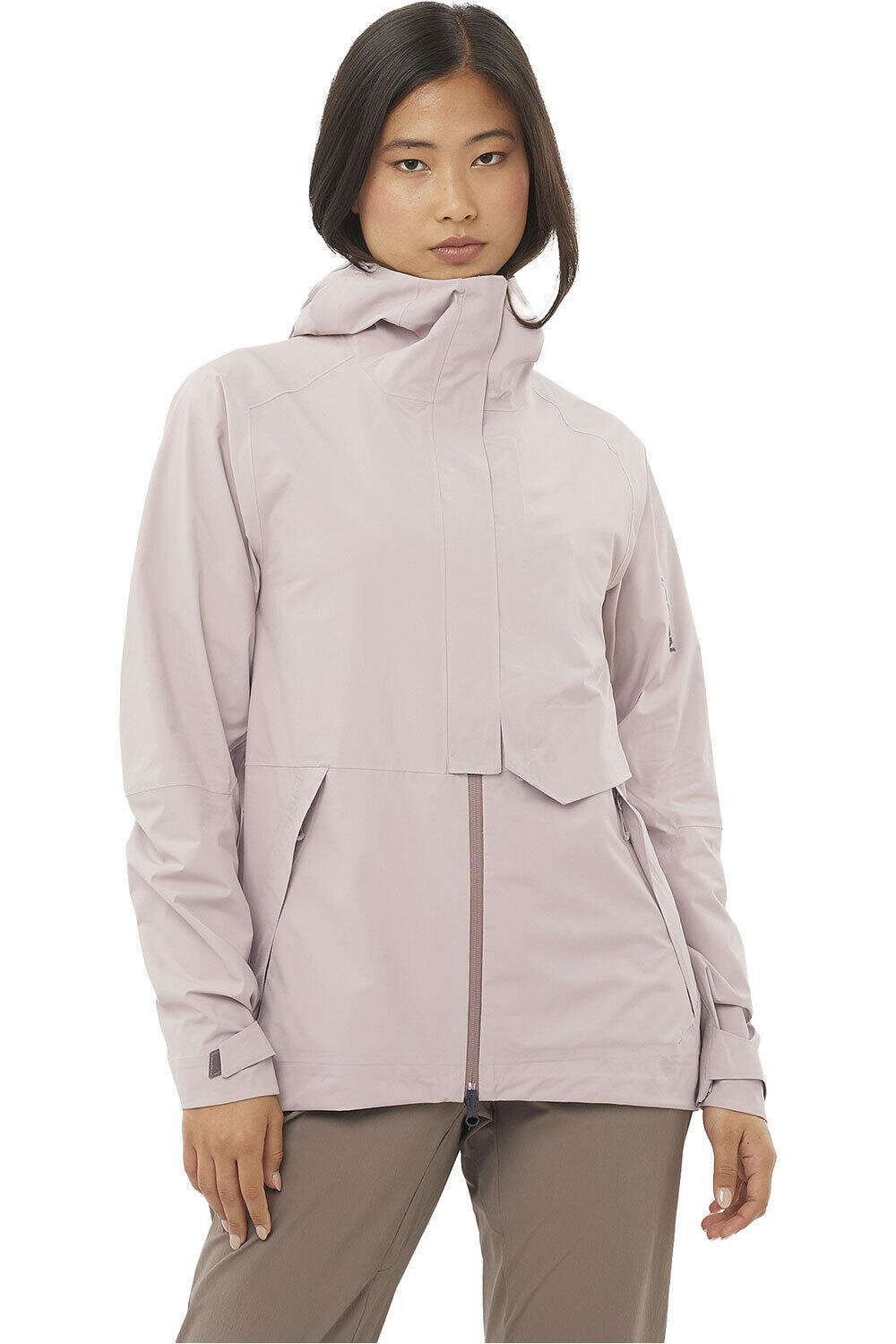 Salomon chaqueta impermeable mujer OUTERPATH PRO 2.5L JKT W vista frontal