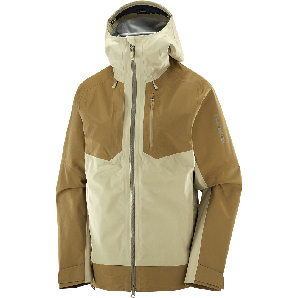 Salomon chaqueta impermeable mujer OUTLINE 3L GTX W vista detalle