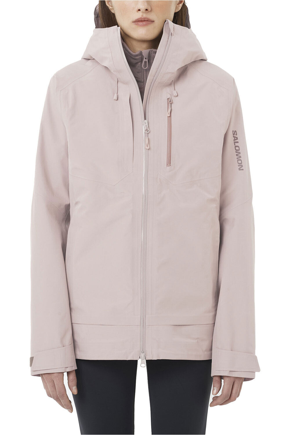 Salomon chaqueta impermeable mujer OUTLINE 3L GTX W vista frontal