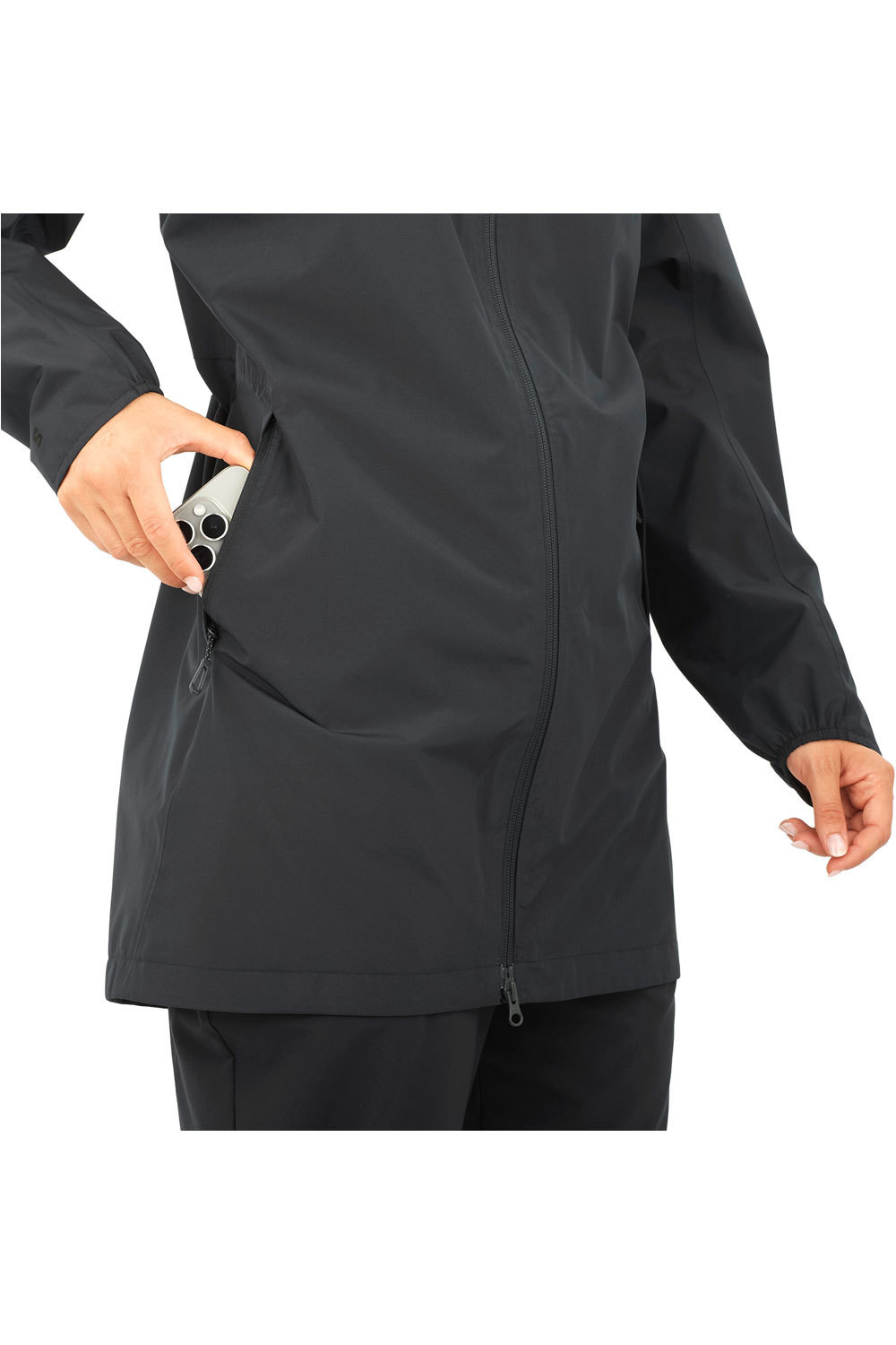 Salomon chaqueta impermeable mujer OUTSCAPE 2L LONG JKT S W 04