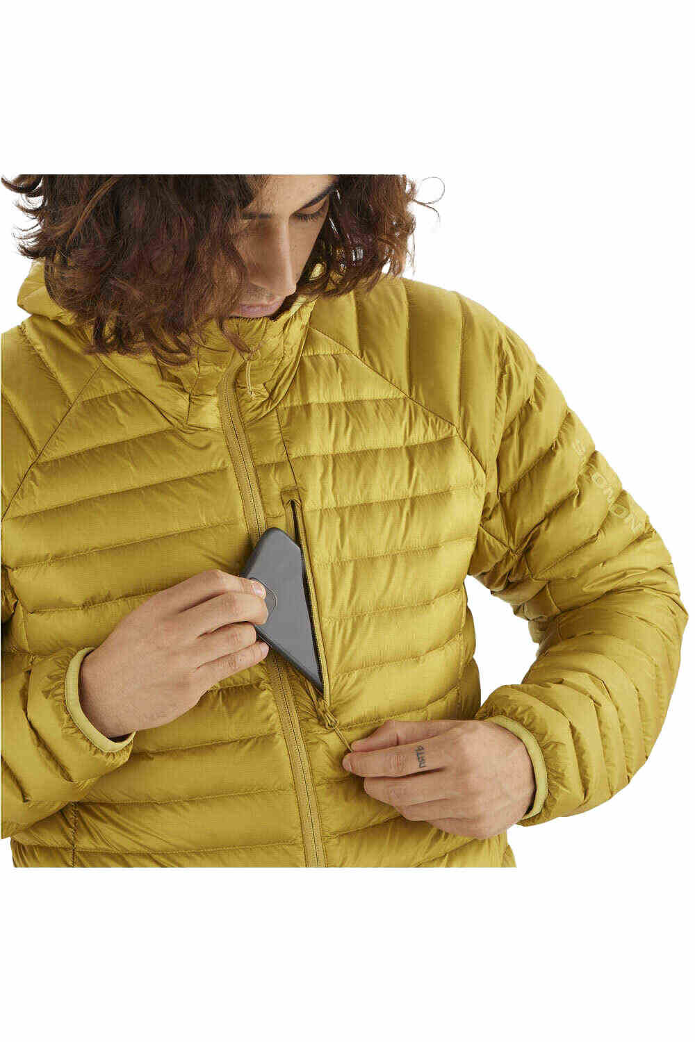 Salomon chaqueta outdoor hombre ELIXIR MICRO DOWN HD M vista detalle