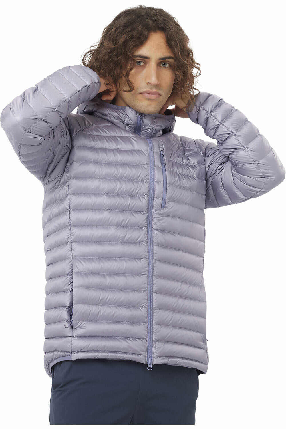 Salomon chaqueta outdoor hombre ELIXIR MICRO DOWN HD M vista frontal