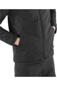 Salomon chaqueta outdoor hombre OUTLINE WARM HYBRID HD M vista detalle