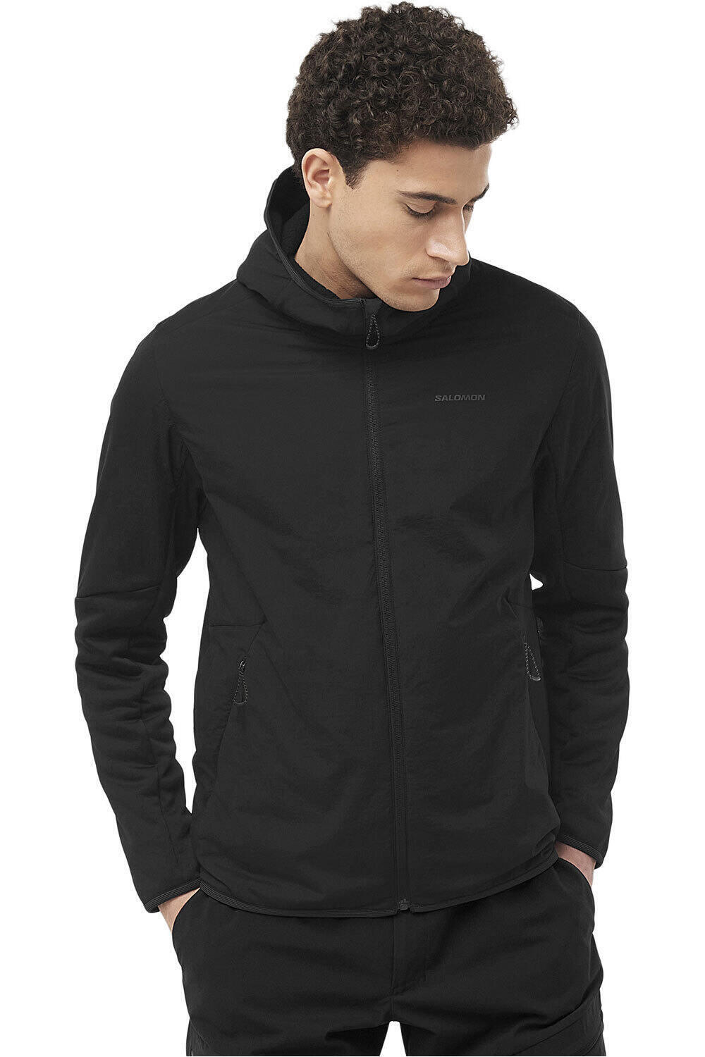 Salomon chaqueta outdoor hombre OUTLINE WARM HYBRID HD M vista frontal