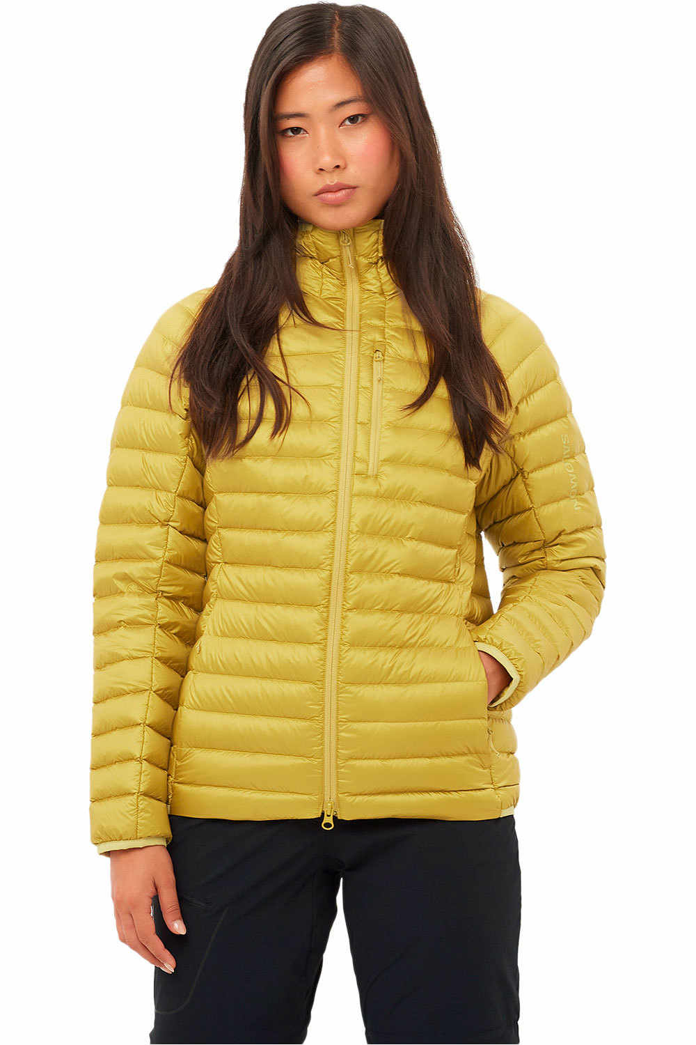 Salomon chaqueta outdoor mujer ELIXIR MICRO DOWN HD W vista frontal