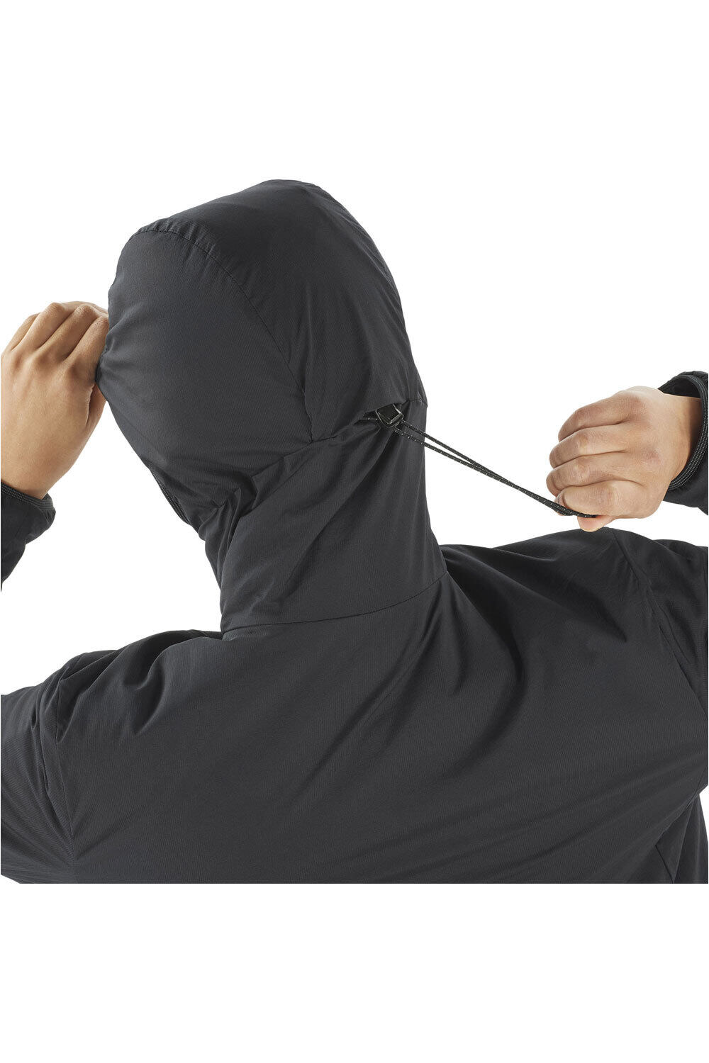 Salomon chaqueta outdoor mujer MOUNTAIN FLEX JCKT HOOD W vista detalle