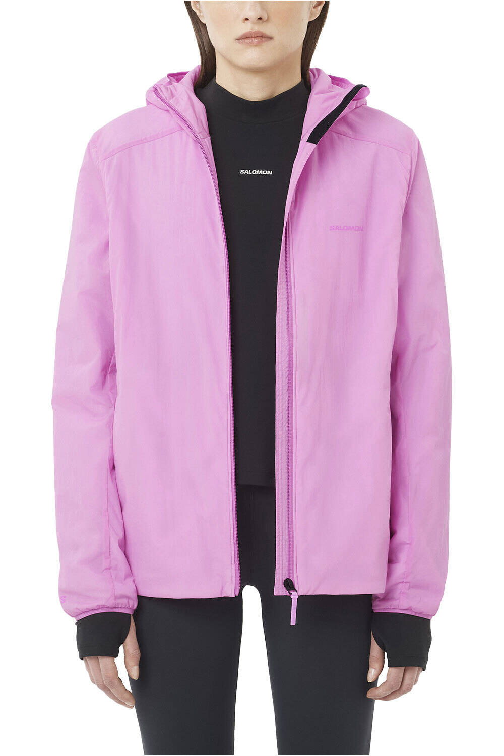 Salomon chaqueta outdoor mujer MOUNTAIN FLEX JKT HD W vista frontal