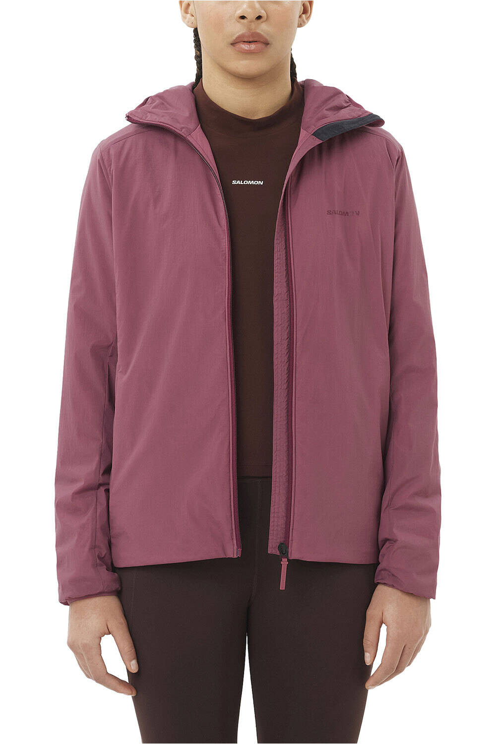 Salomon chaqueta outdoor mujer MOUNTAIN FLEX JKT HD W vista frontal