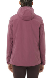 Salomon chaqueta outdoor mujer MOUNTAIN FLEX JKT HD W vista trasera