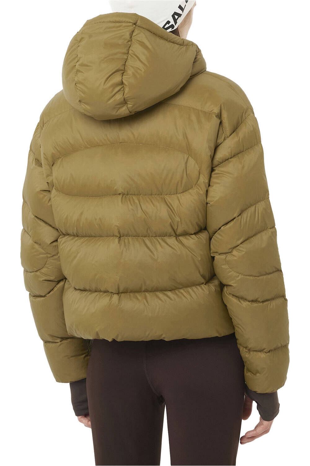 Salomon chaqueta outdoor mujer OUTLINE NOV CROP DOWN W vista trasera