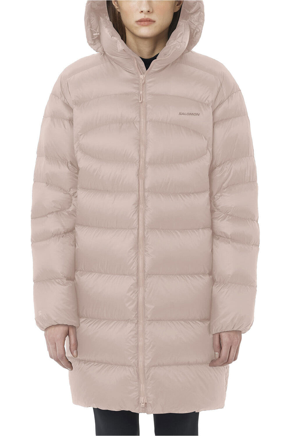 Salomon chaqueta outdoor mujer OUTLINE NOV MID DOWN W vista frontal