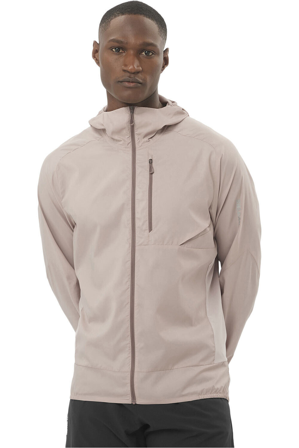 Salomon CHAQUETA RUNNING HOMBRE BONATTI CROSS WIND JKT M vista frontal