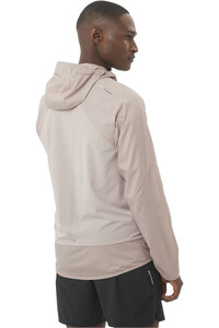 Salomon CHAQUETA RUNNING HOMBRE BONATTI CROSS WIND JKT M vista trasera