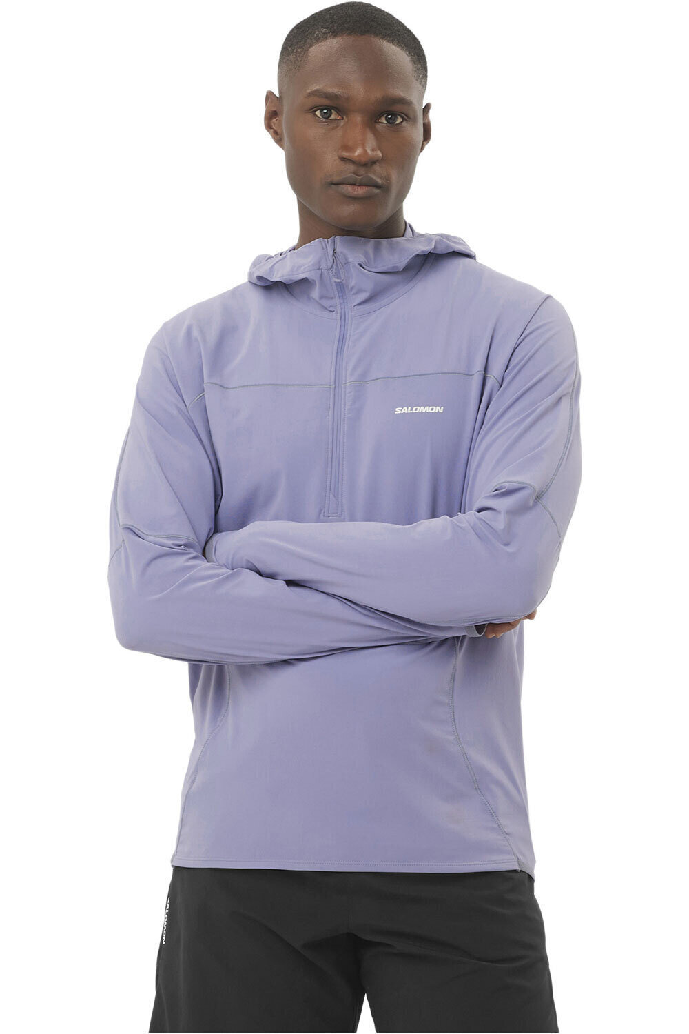 Salomon CHAQUETA RUNNING HOMBRE SENSE AERO HYBRID HZ HD M vista frontal