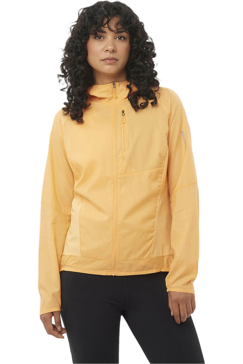 Salomon CHAQUETA RUNNING MUJER BONATTI CROSS WIND JKT W vista frontal